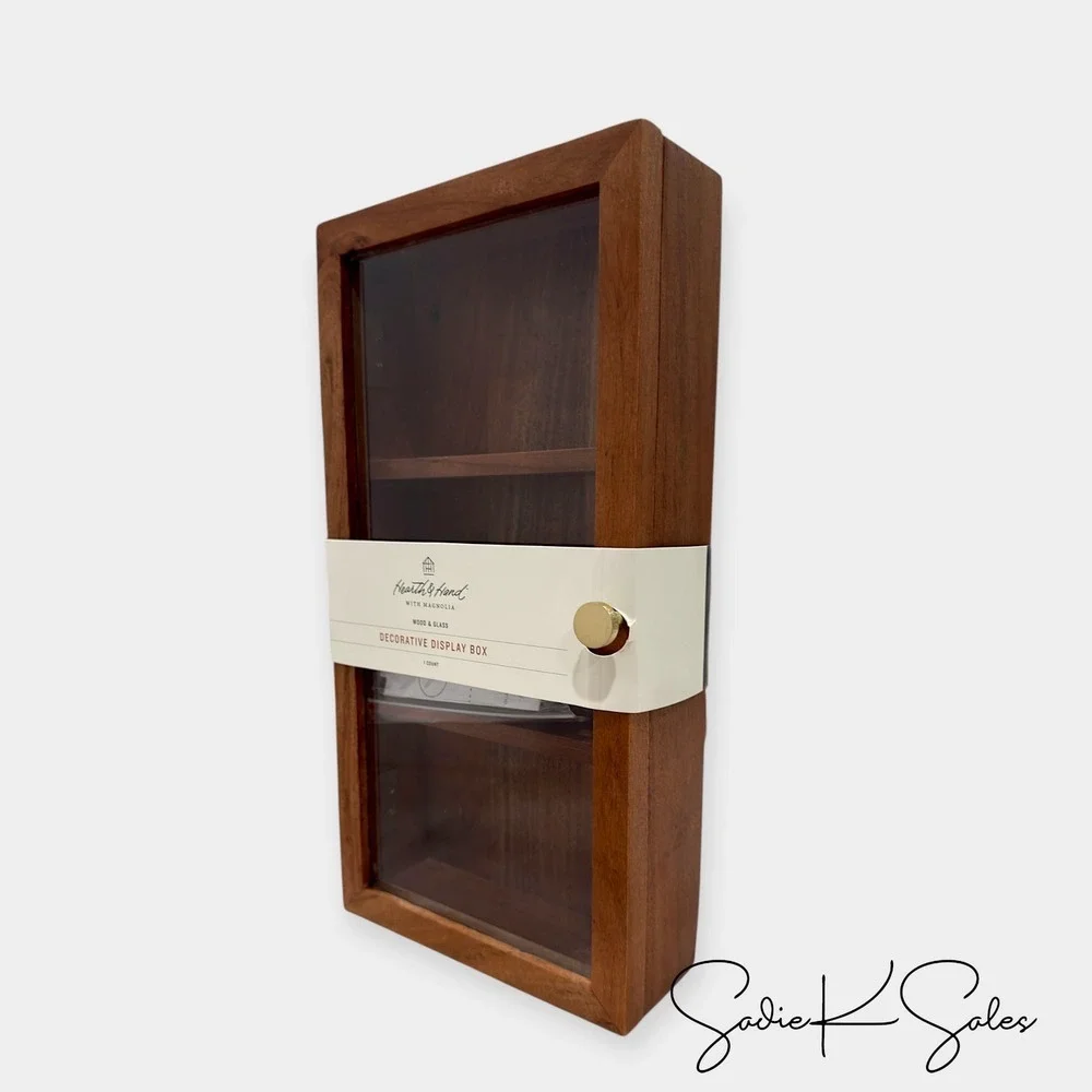 Wall Mounted Wood Display Shadow Box - Hearth & Hand Magnolia, Target 2026